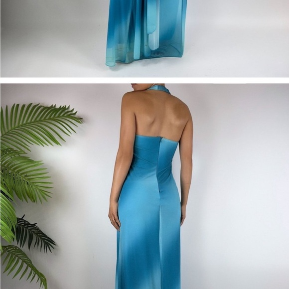 Halter ombre prom dress - Picture 3 of 5